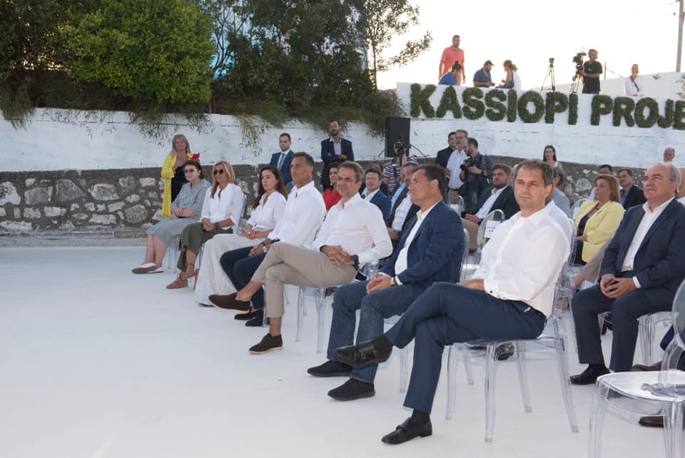Επίσκεψη στην Κέρκυρα και στο σημείο της επένδυσης στην Κασσιόπη