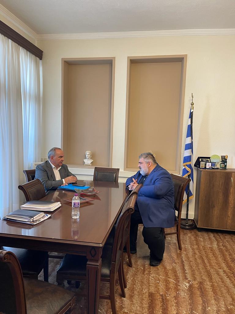 Συνάντηση στο Δημαρχείο Εορδαίας με τον Δήμαρχο κ. Παναγιώτη Πλακεντά