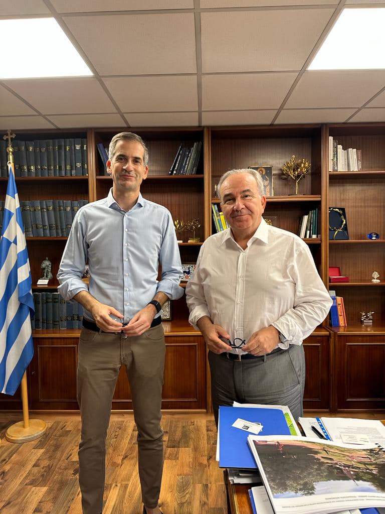 Συνάντηση με τον Δήμαρχο Αθηναίων κ. Κώστα Μπακογιάννη για την ανάπλαση του Ελαιώνα