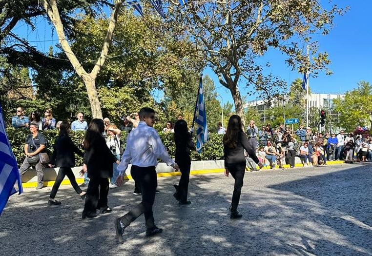 Στην Κηφισιά για τον εορτασμό της 28ης Οκτωβρίου