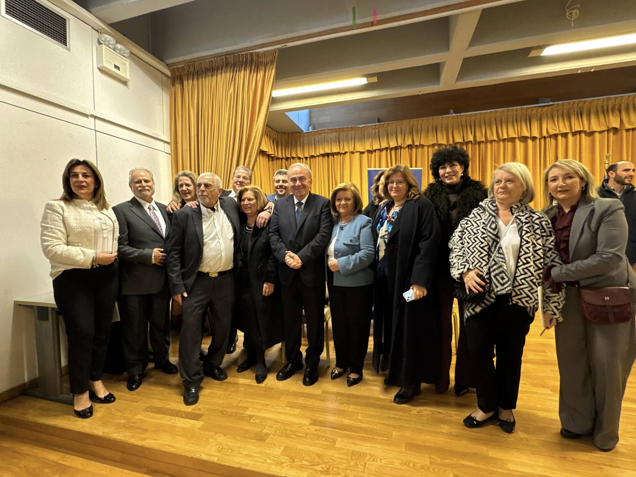 Στην κοπή της πρωτοχρονιάτικης πίτας της ΔΕΕΠ ΝΔ Βορείου Τομέα Αθηνών