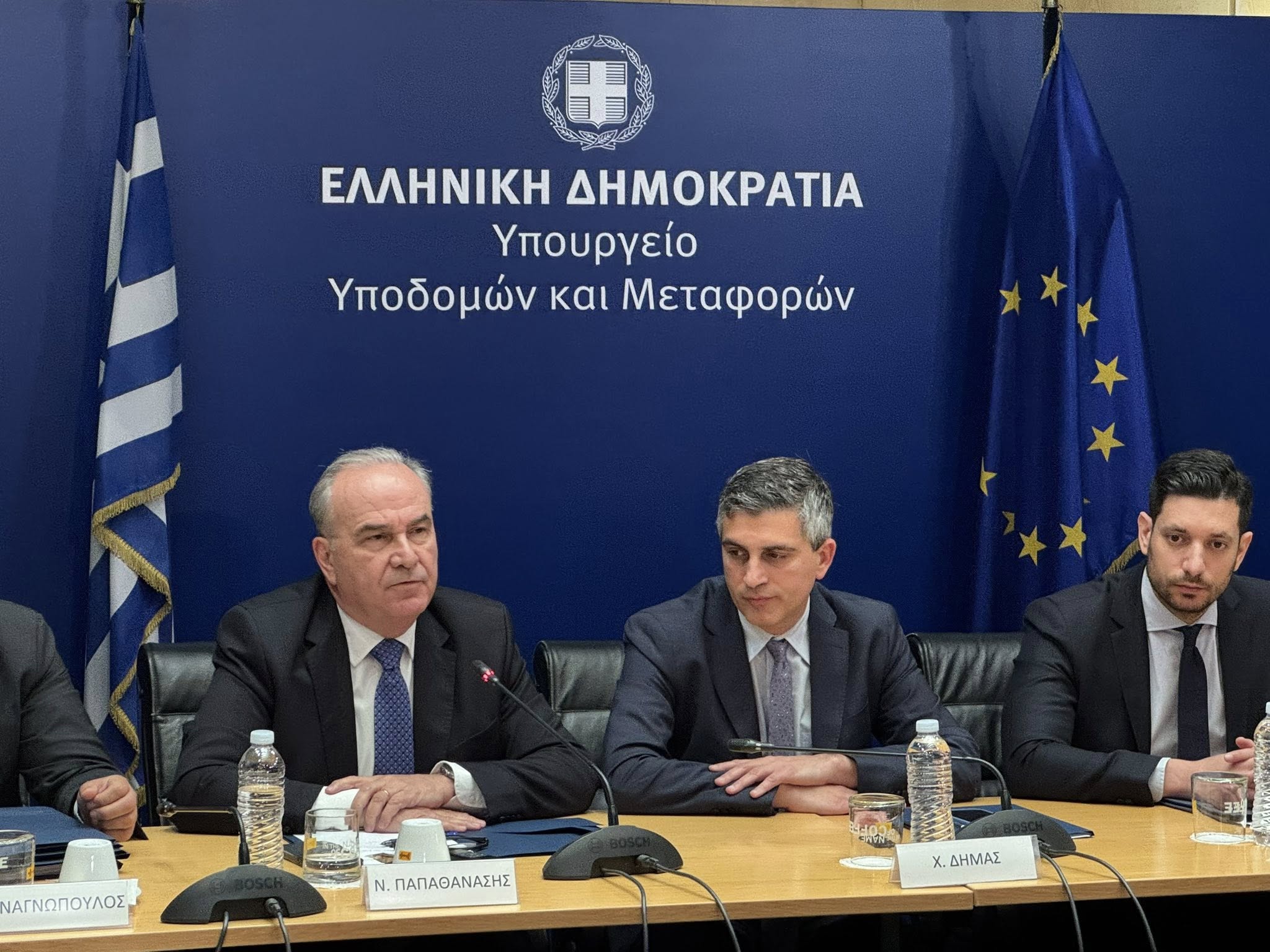 Υπεγράφησαν οι συμβάσεις για τα σιδηροδρομικά έργα αποκατάστασης των ζημιών από τις θεομηνίες «Daniel» και «Elias»