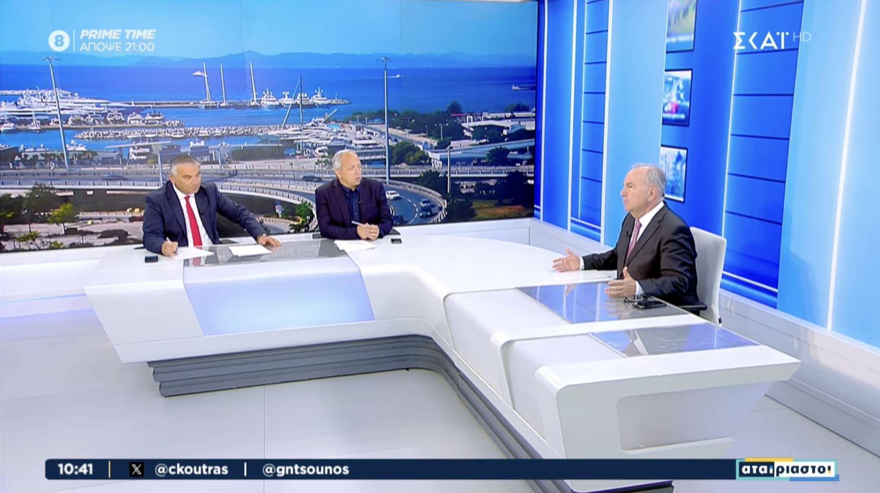 Πλέγμα προγραμμάτων για την ενίσχυση της επιχειρηματικότητας και της εξωστρέφειας. Συνέντευξη στον ΣΚΑΪ