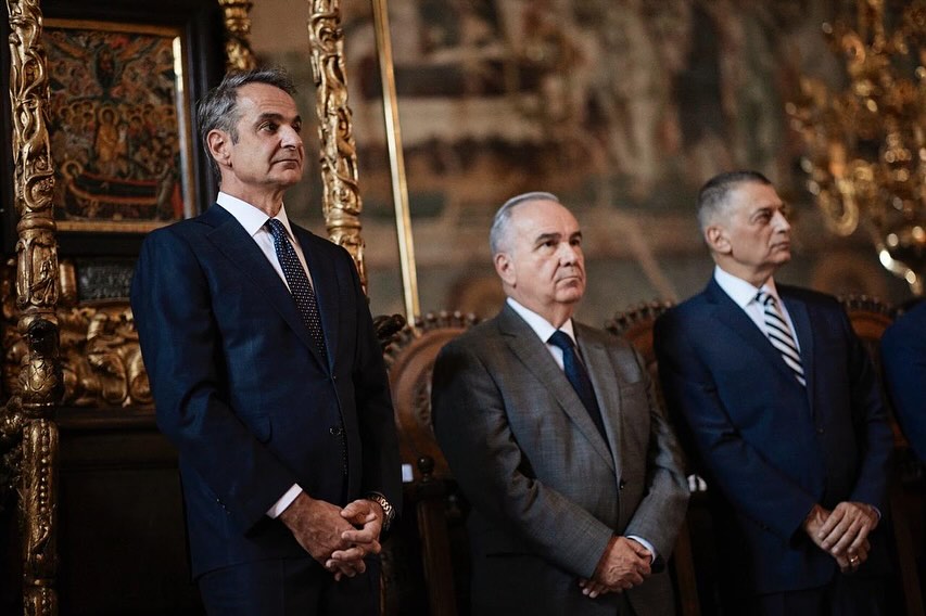 Στο Άγιον Όρος με τον Πρωθυπουργό Κυριάκο Μητσοτάκη