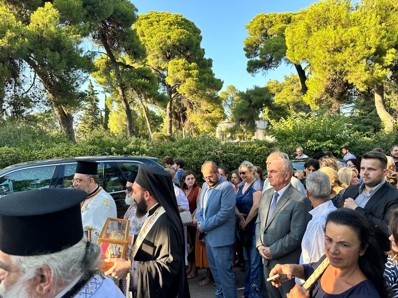Στον εορτασμό της Αγίας Μαρίνας στην Εκάλη