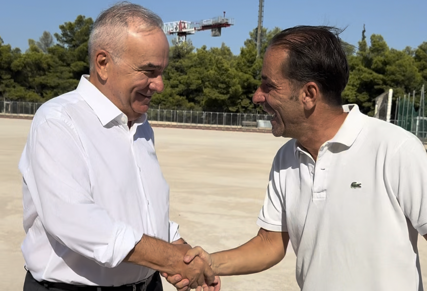 Επίσκεψη στο Άλσος Βεΐκου μαζί με τον Δήμαρχο Γαλατσίου Γιώργο Μαρκόπουλο