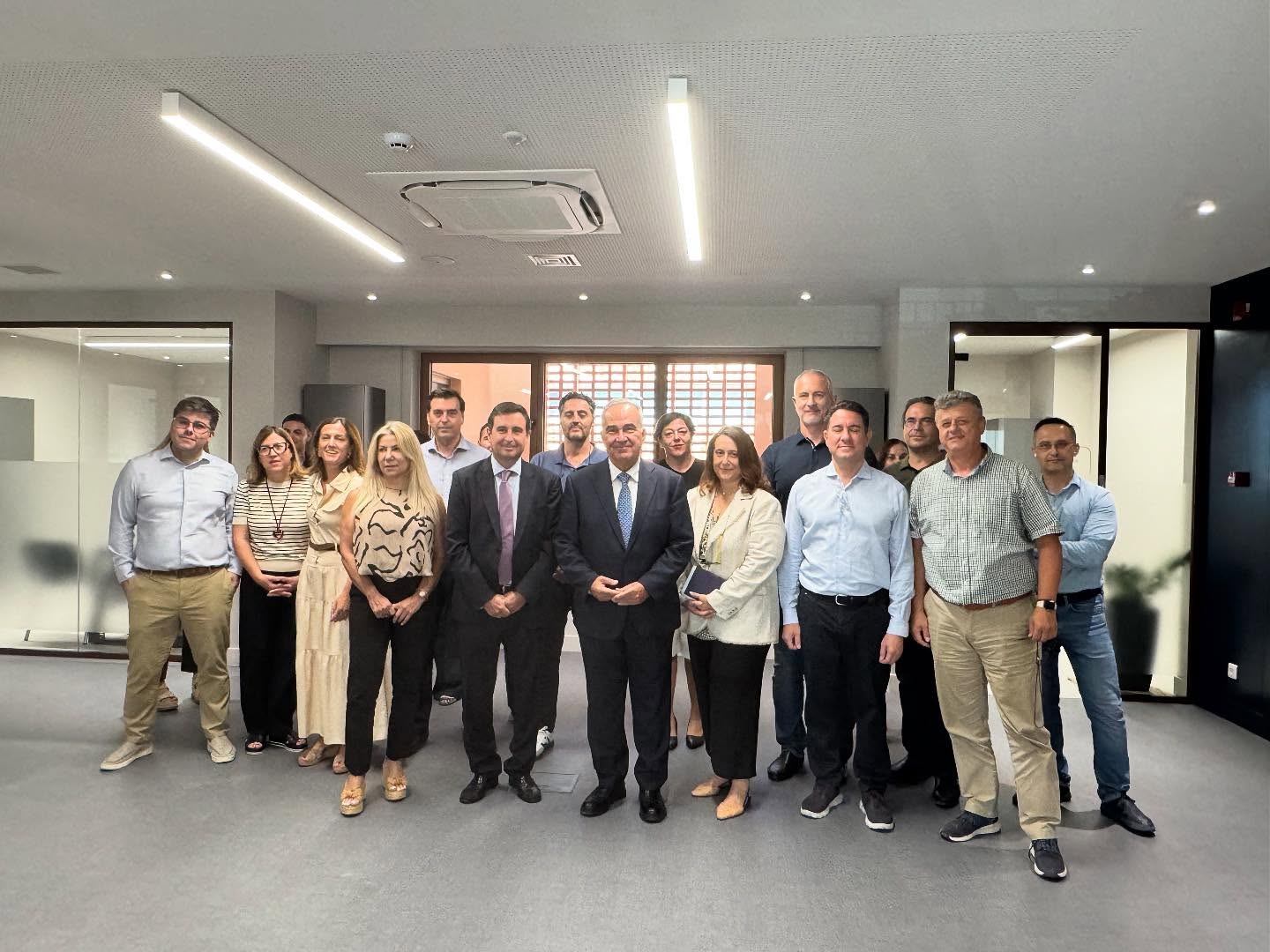 Επίσκεψη στα γραφεία της νέας έδρας της Τράπεζας Εμπορίου και Ανάπτυξης Ευξείνου Πόντου, στη Θεσσαλονίκη