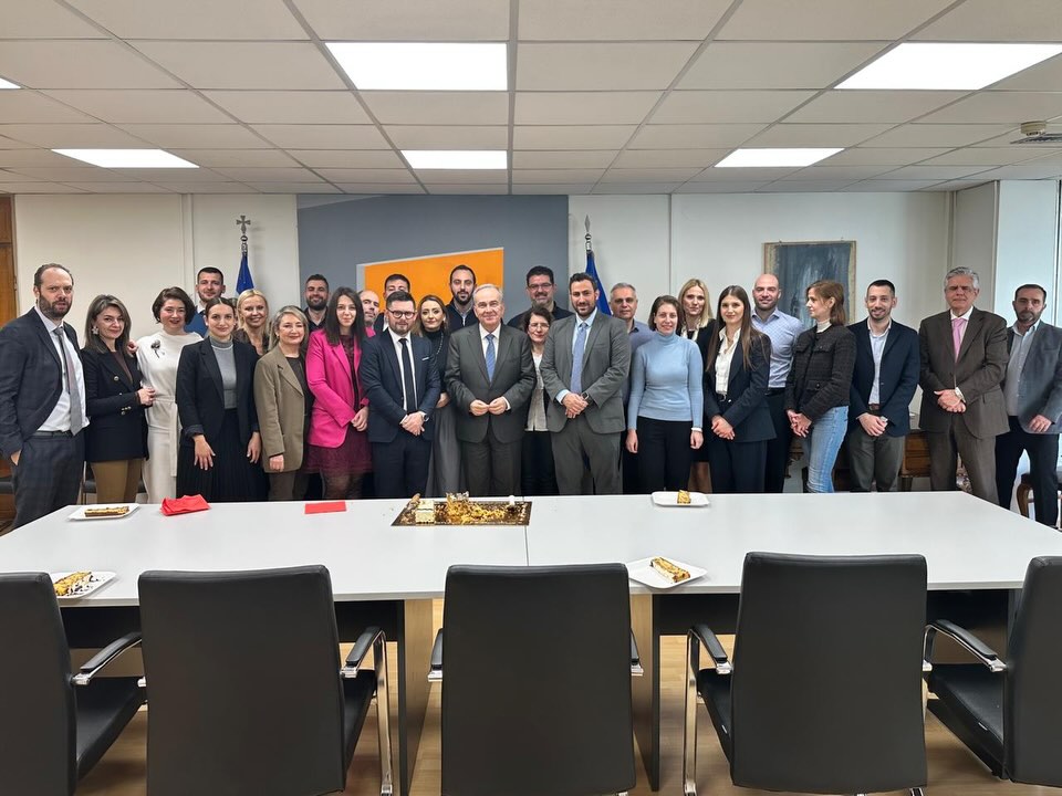 Συνεχίζουμε στο 2026 με σχέδιο και πολύ δουλειά για να πετύχουμε τους στόχους μας. Στην πρωτοχρονιάτικη βασιλόπιτα του υπουργικού γραφείου