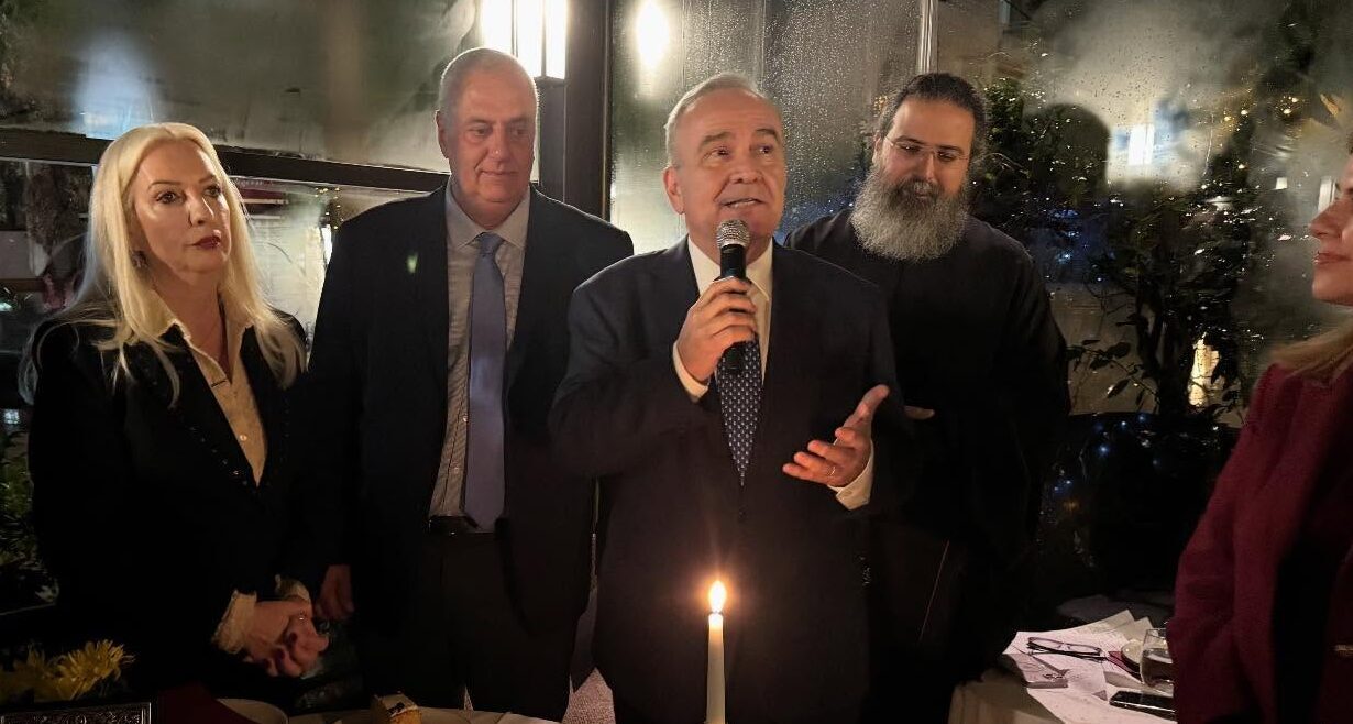 Στην κοπή της πρωτοχρονιάτικης πίτας της ΔΗΜ.Τ.Ο. ΝΔ Φιλοθέης-Ψυχικού