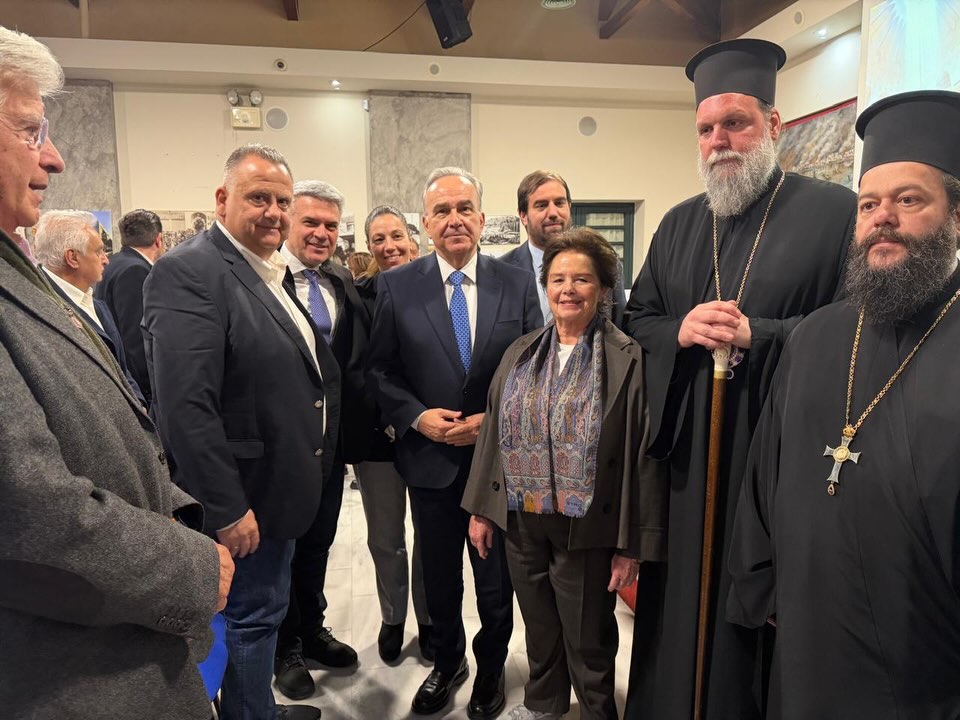 Στην εκδήλωση που διοργάνωσαν ο Δήμος Νέας Ιωνίας και η Ι.Μ. Νέας Ιωνίας, Φιλαδελφείας, Ηρακλείου και Χαλκηδόνος για τη σημασία της αποκατάστασης του Ιερού Κουβουκλίου του Παναγίου Τάφου