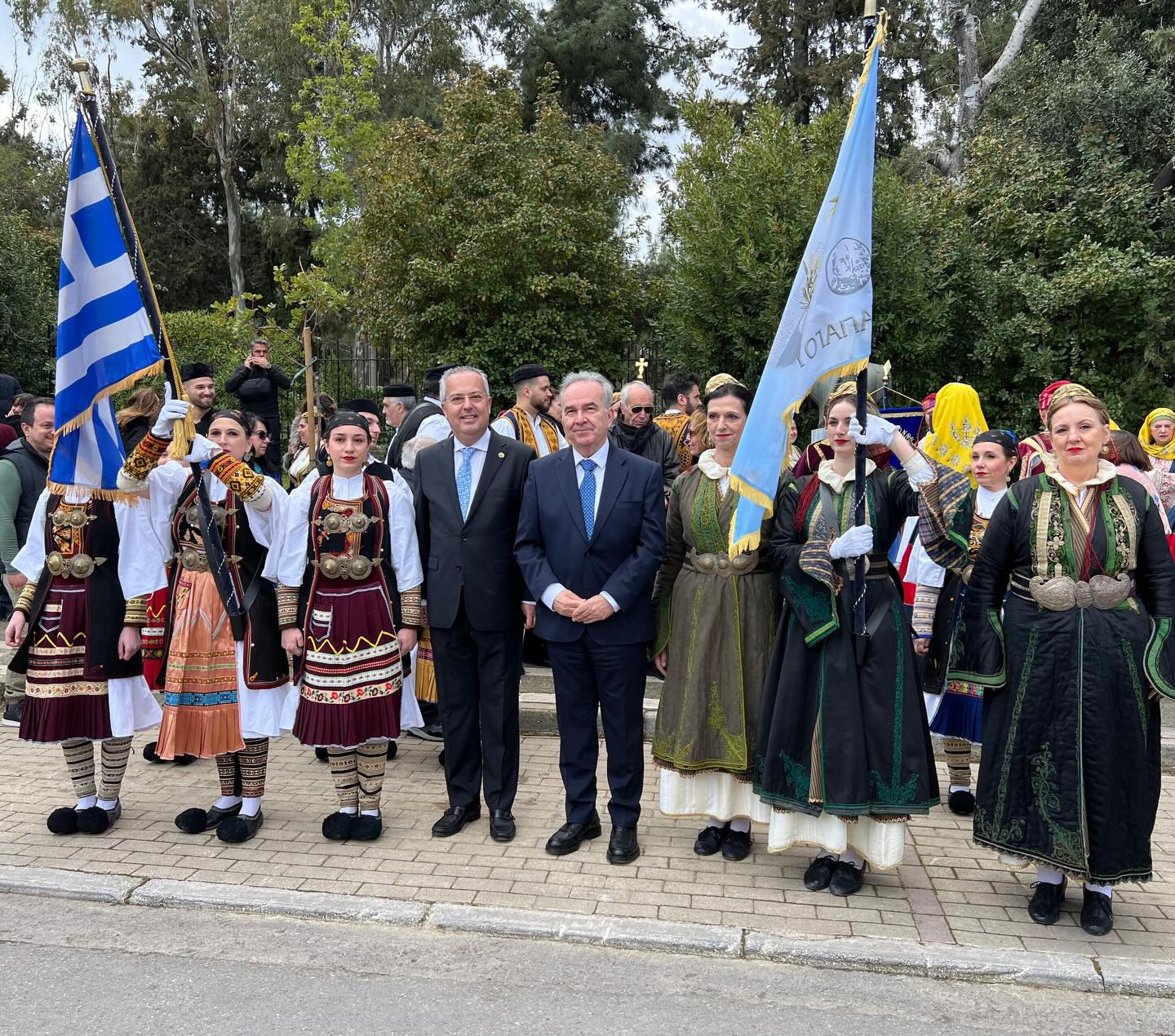 Στο Δήμο Παπάγου-Χολαργού για την εθνική επέτειο της 25ης Μαρτίου  