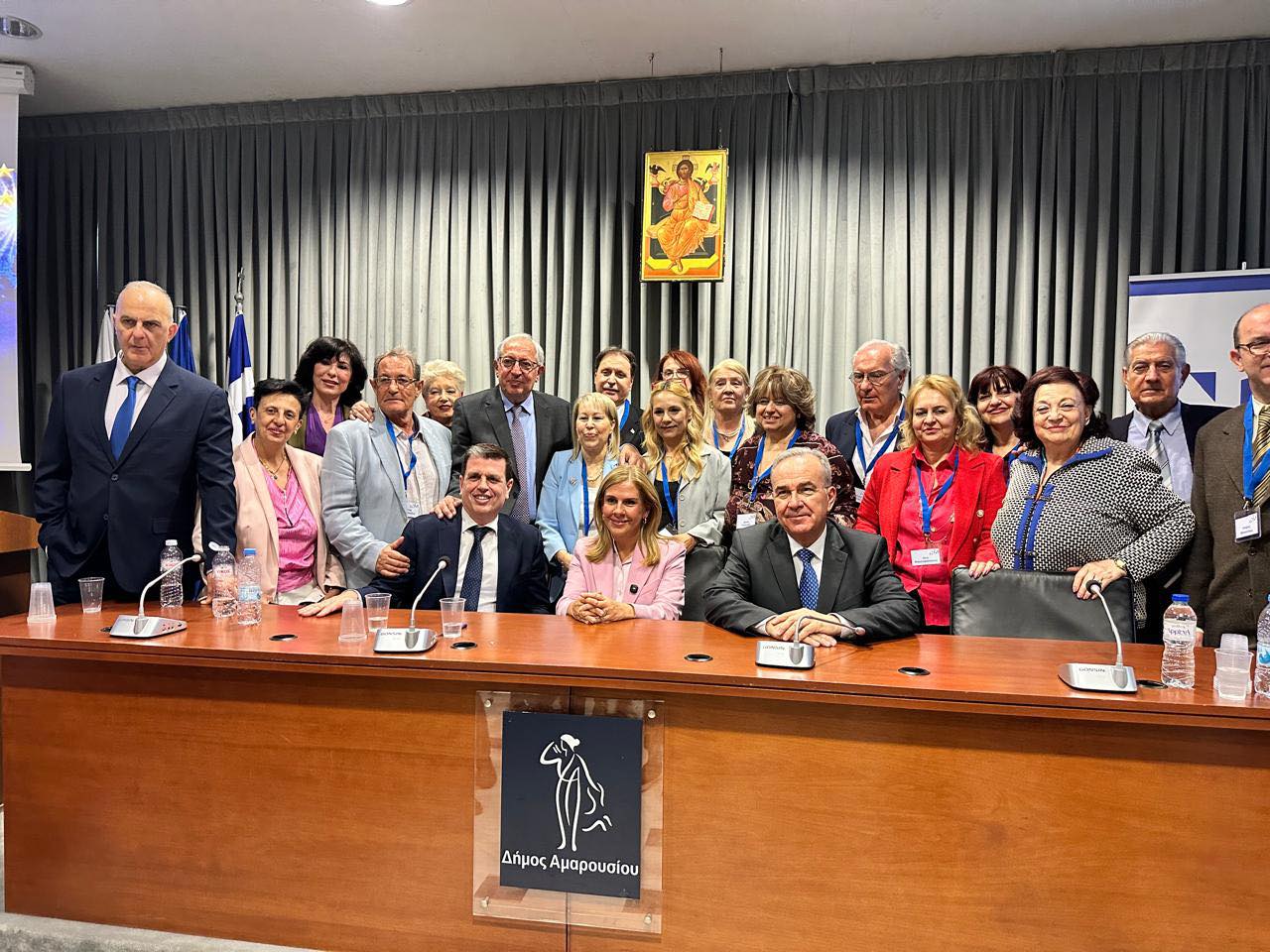 Στην εκδήλωση της ΔΗΜ. Τ.Ο. ΝΔ Αμαρουσίου με θέμα “Ελλάδα του σήμερα”