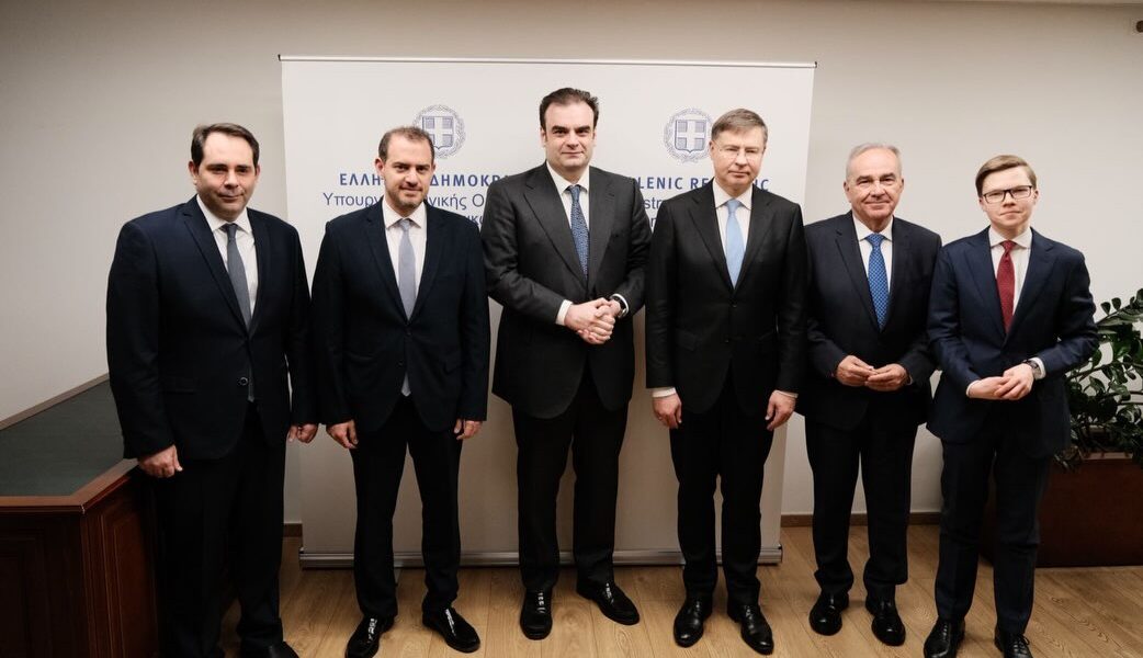 Επίσκεψη του Ευρωπαίου Eπίτροπου για την Οικονομία, Παραγωγικότητα, Εφαρμογής και Απλούστευσης Valdis Dombrovskis