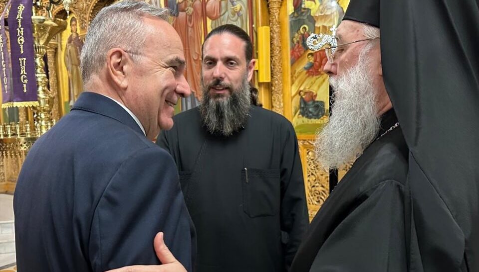 Στην Ακολουθία της Μ.Τρίτης στον Ι.Ν. Μεταμορφώσεως του Σωτήρος στη Μεταμόρφωση