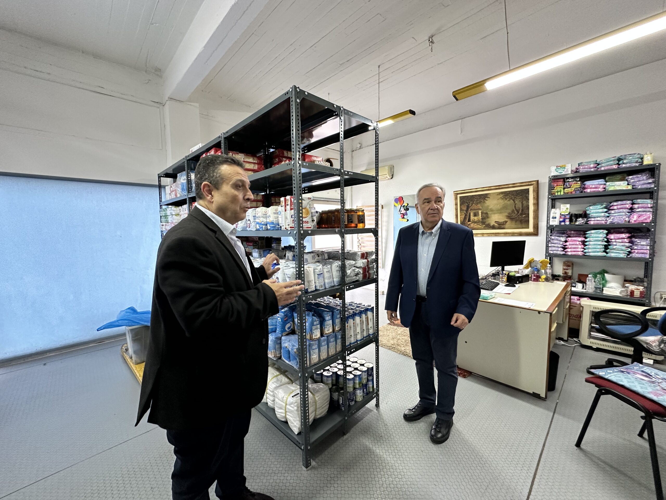 Επίσκεψη στην αγορά και στο κοινωνικό παντοπωλείο του δήμου Αμαρουσίου