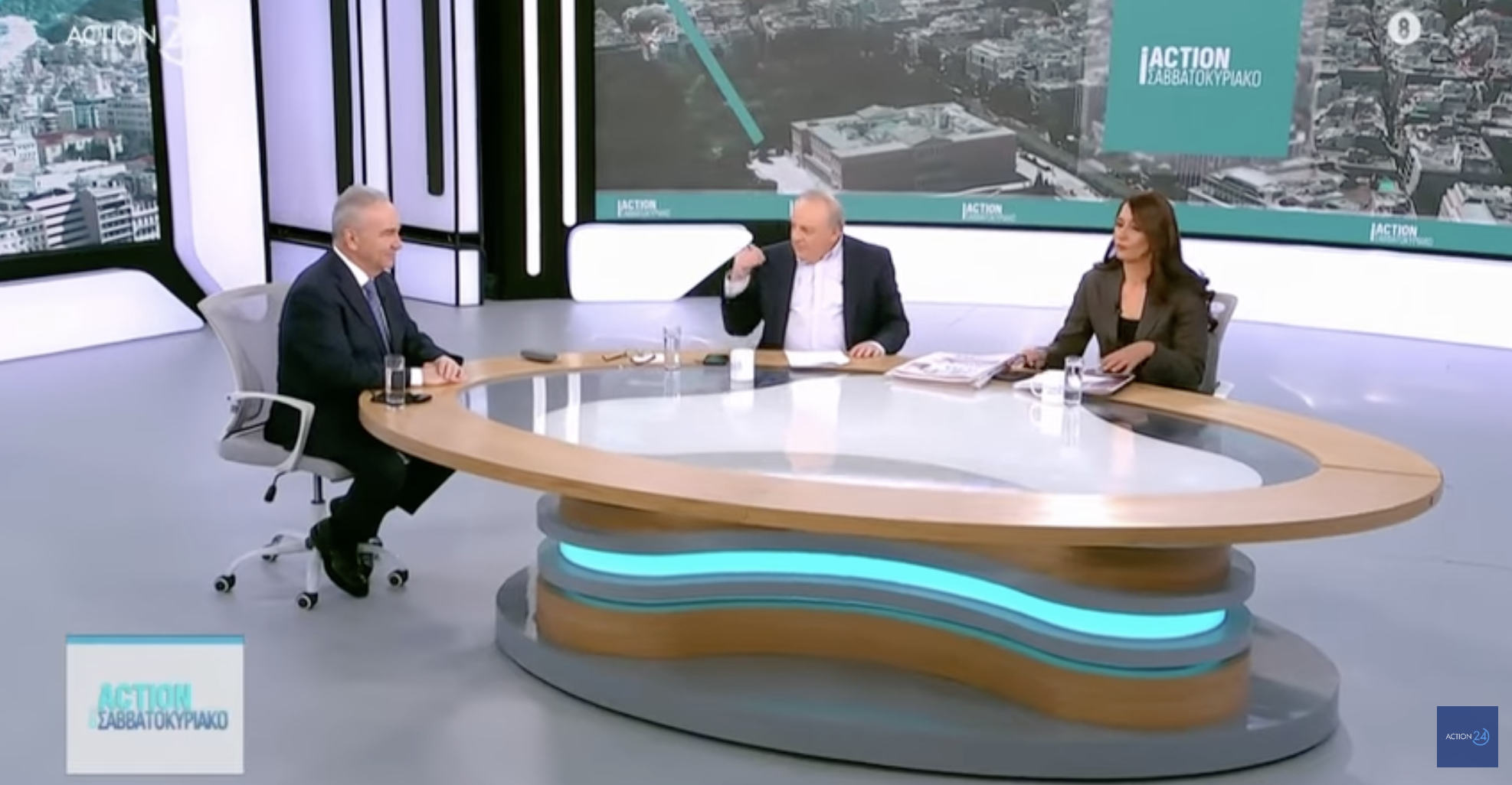 Στην εκπομπή «Action Σαββατοκύριακο» του Action 24