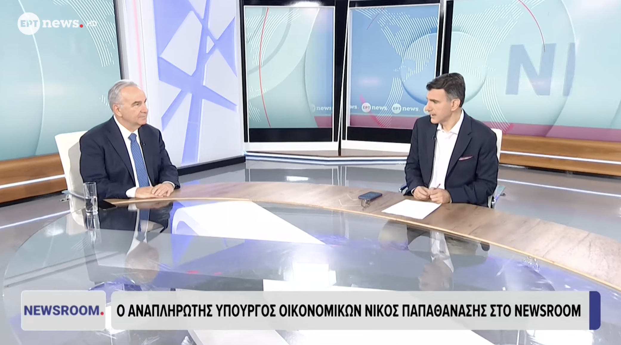 Συνέντευξη στην εκπομπή «News Room» της ERT NEWS