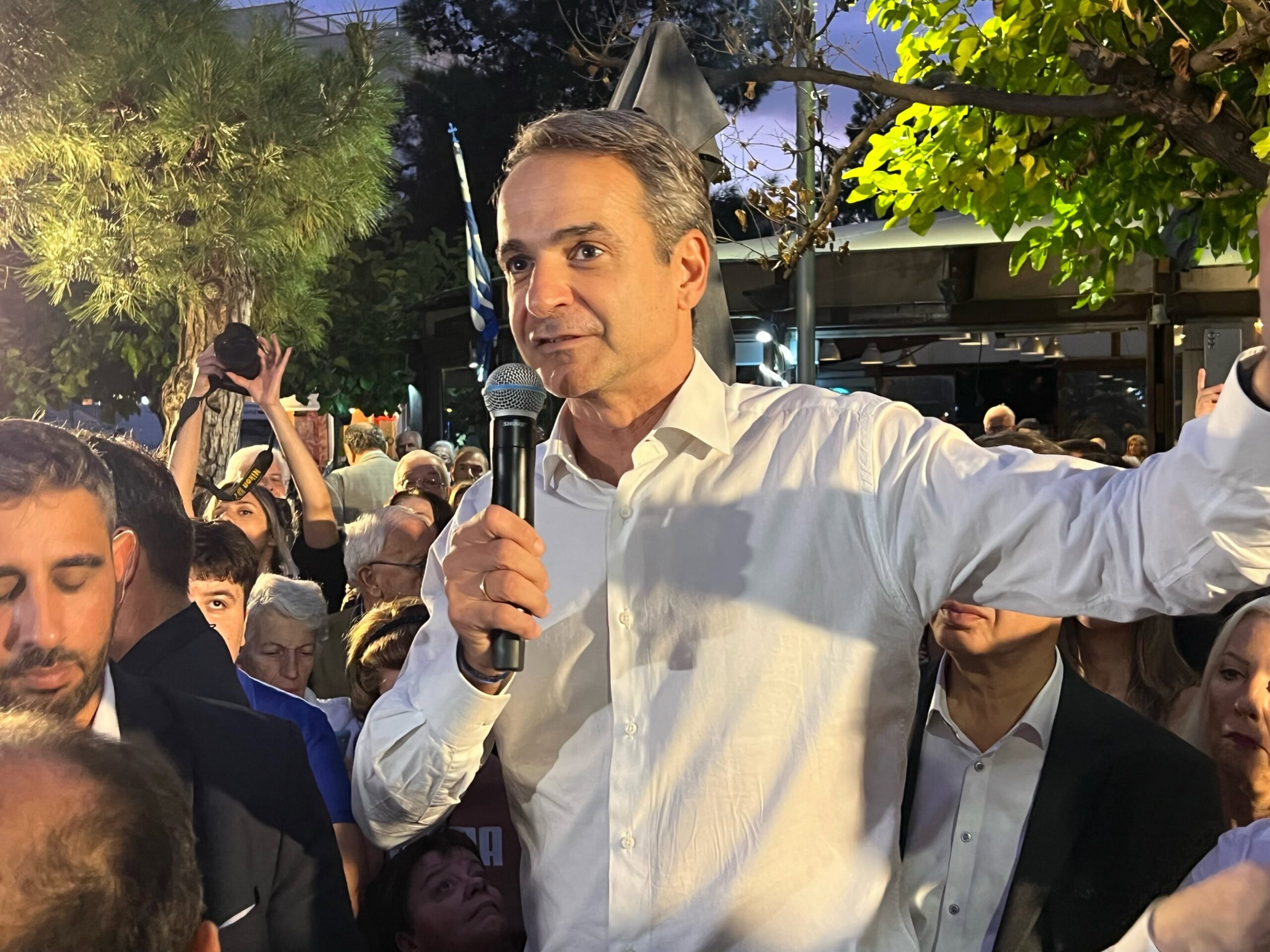Με τον Πρωθυπουργό Κυριάκο Μητσοτάκη στα Βριλήσσια