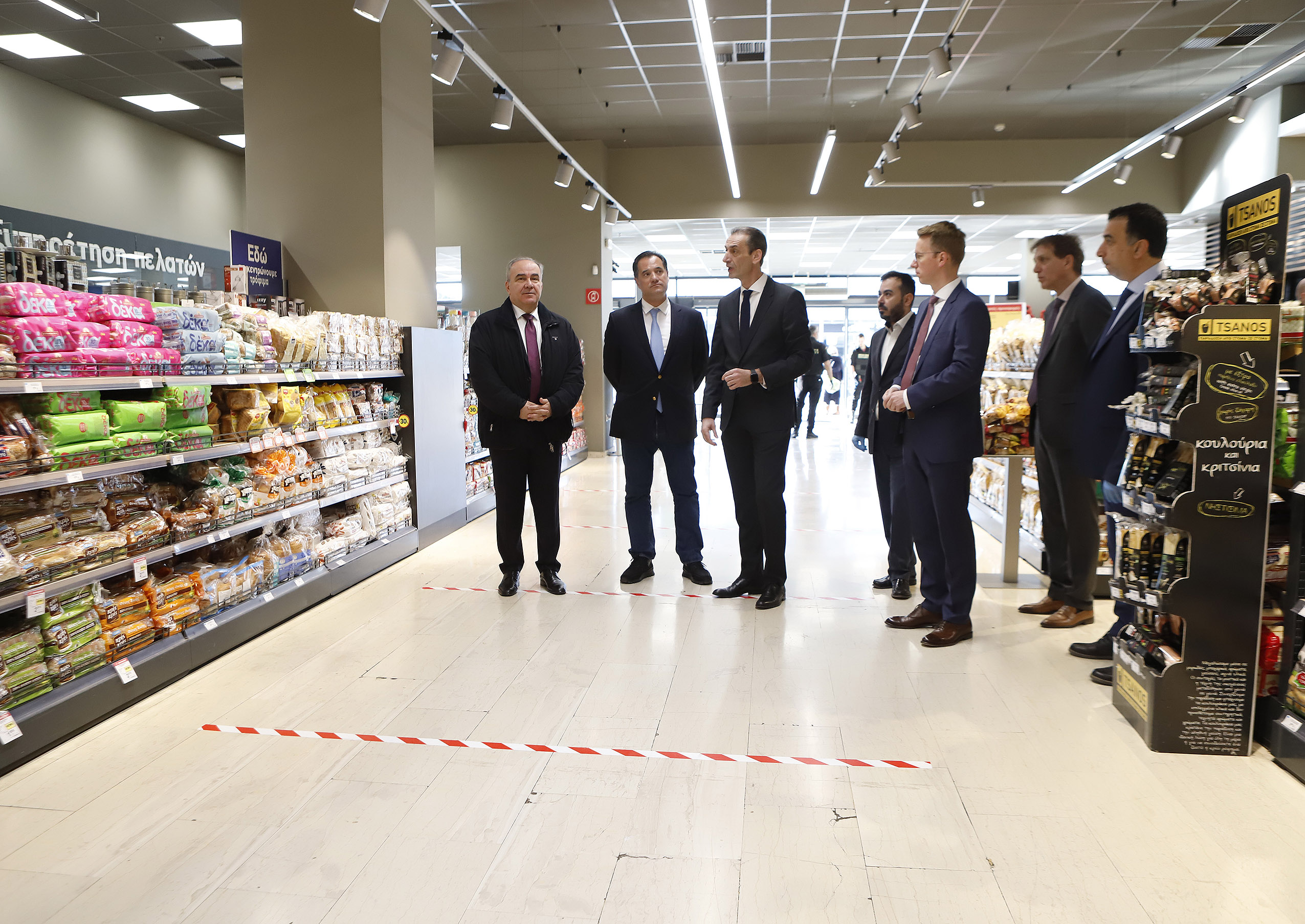 Ο Υπουργός Ανάπτυξης & Επενδύσεων κ. Α. Γεωργιάδης και ο Υφυπουργός κ. Ν. Παπαθανάσης πραγματοποίησαν αυτοψία σε σουπερμάρκετ