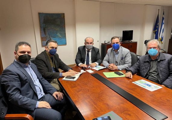 Ο Νίκος Παπαθανάσης, Αναπληρωτής Υπουργός Ανάπτυξης & Επενδύσεων συναντήθηκε με τον Περιφερειάρχη Δυτικής Μακεδονίας κ.Κασαπίδη, τον CEO της HYDROGEN EUROPE κ.Χατζημαρκάκη, τον Δ/ντη του ιδρύματος Δημόκριτος κ.Στούμπο και τον Project Manager Hydrogen & Biomethane ΔΕΠΑ Εμπορίας κ. Μωραΐτη.