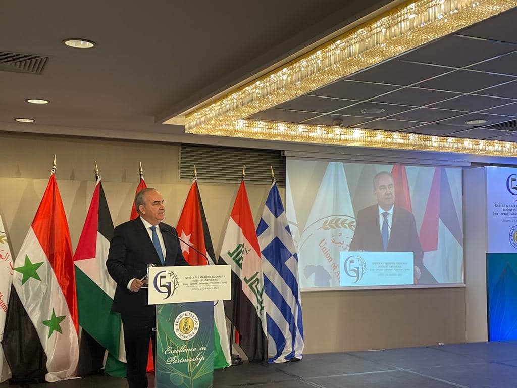 Ο Αναπληρωτής Υπουργός Ανάπτυξης και Επενδύσεων κ. Νίκος Παπαθανάσης κήρυξε την την έναρξη των εργασιών της εκδήλωσης “Επιχειρηματική συνάντηση Ελλάδα και 5 χώρες του Μασρίκ”
